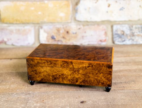 Amboyna Music Box 1920'S