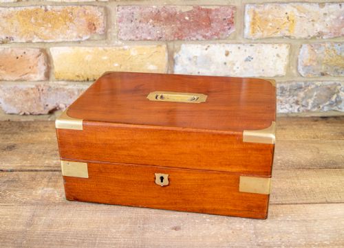 Solid Mahogany Gent's Box Georgian 1820