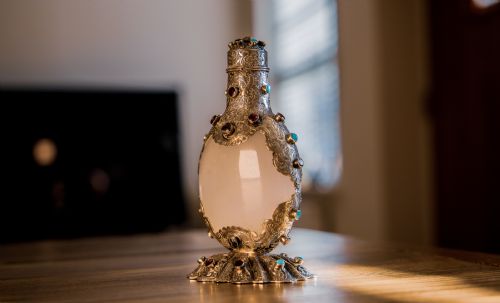 Perfume Bottle Austro Hungarian Silver 1875