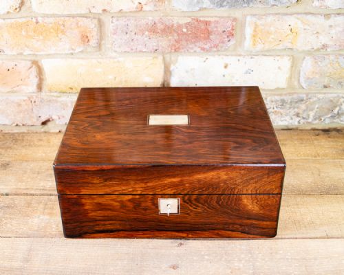 Rosewood Victorian Table Box C1850