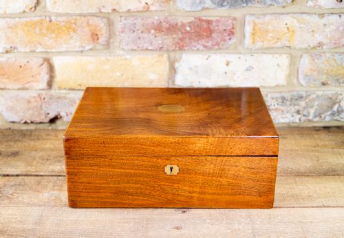 Figured Walnut Table Box 1830