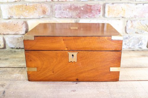 Figured Walnut Writing Slope 1880