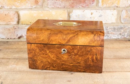 Burr Walnut Table Box 1880