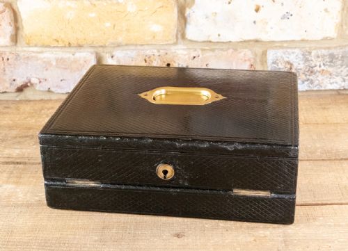Leather Stationery Box 1900