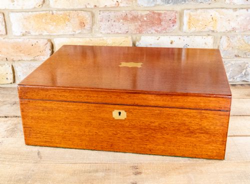 Large Mahogany Storage Box 1850