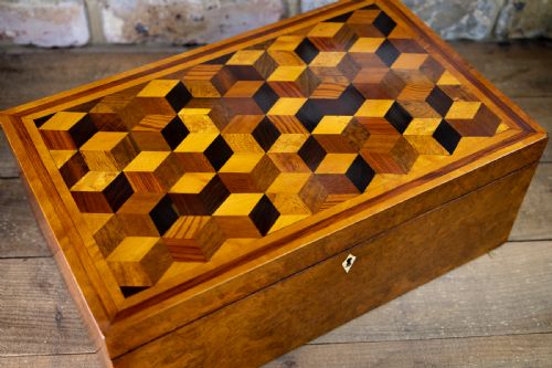 fig 1. Van Dyke Inlaid Writing Slope 1890
