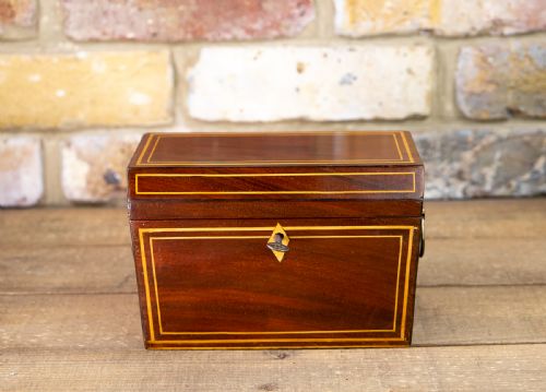 Georgian Flamed Mahogany Box 1810