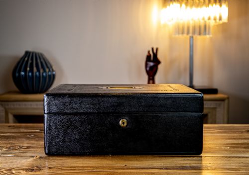 Leather Desk Box C.1890