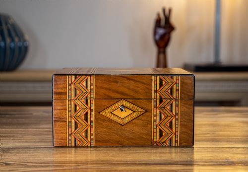 Tunbridge Ware Table Box 1880