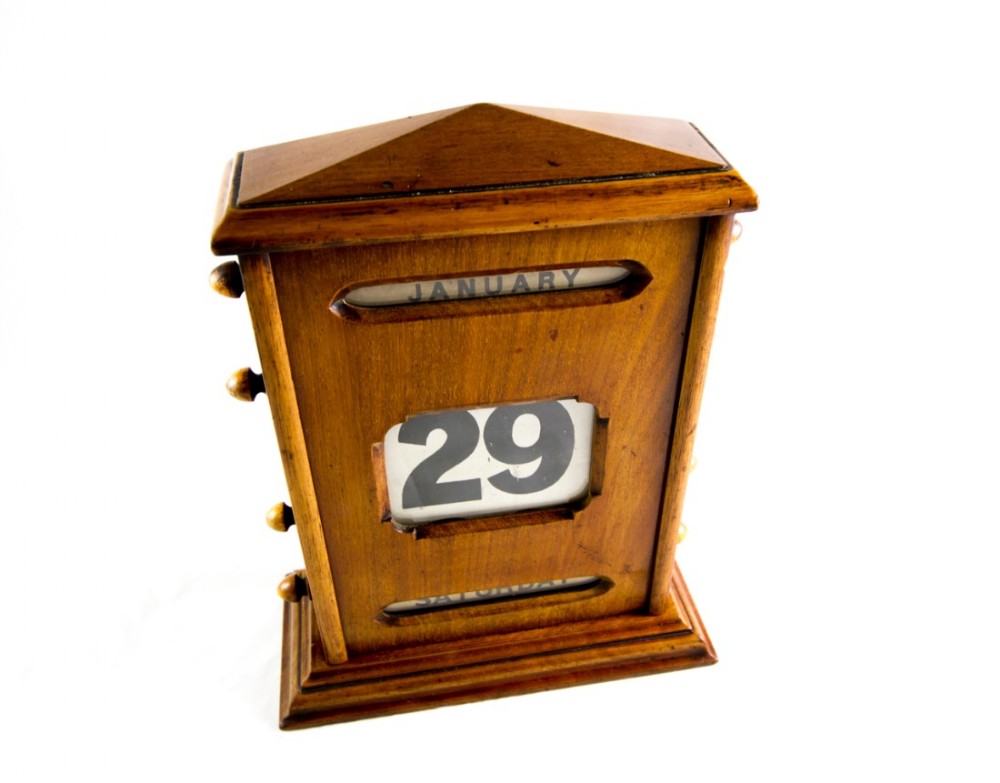 Oak Calendar c.1900