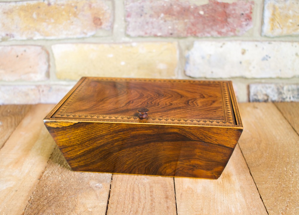Regency Collectors Rosewood Work box c.1820