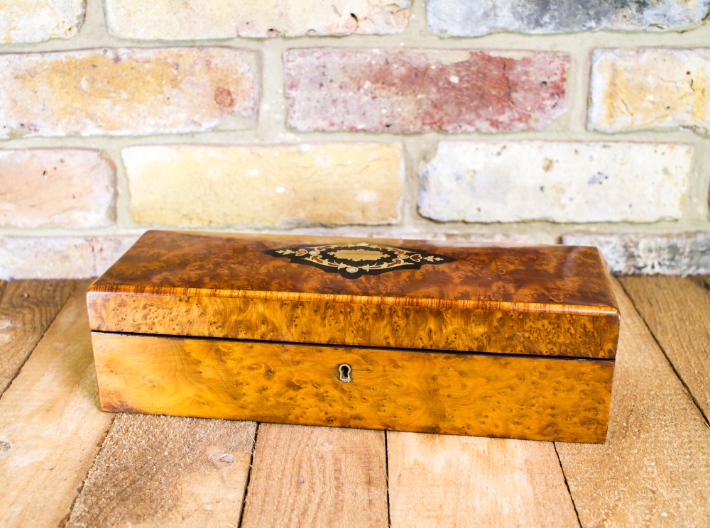 Ladies Amboyna Box c.1880