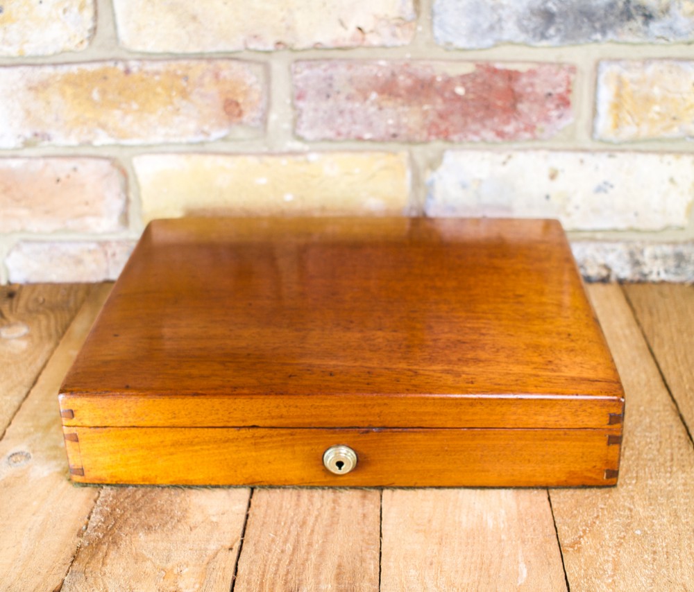 Mahogany Jewellery Box c.1880