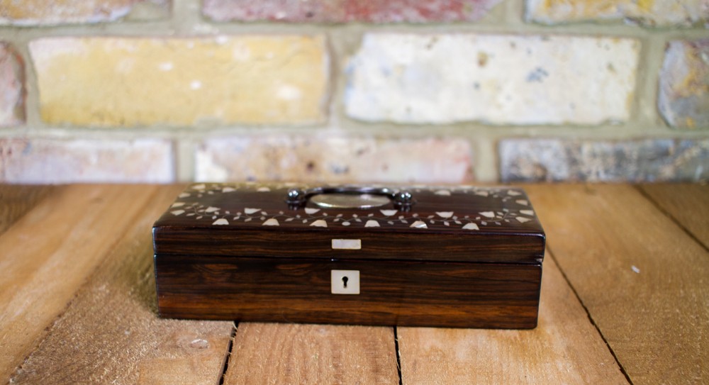 Rosewood & Mother of Pearl Inlay c.1850