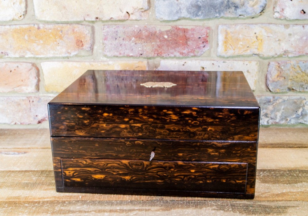Stunning Coromandel Jewellery Box c.1850