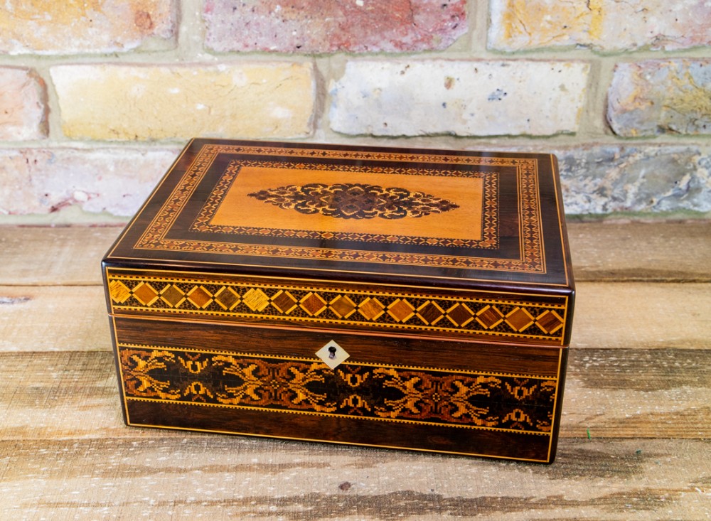 Stunning Tunbridge Ware Table Box c.1840