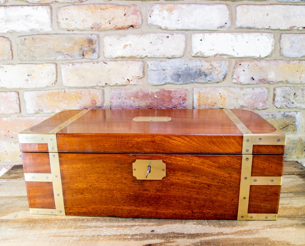 Large Mahogany Writing Slope c.1810