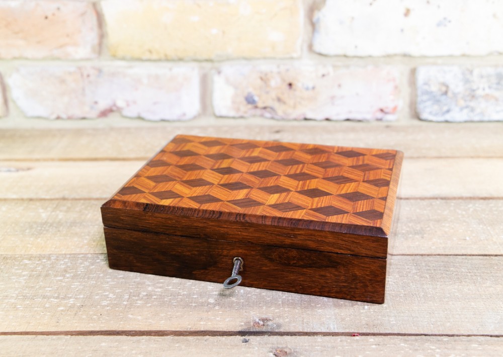 Inlaid French Table Box c.1880