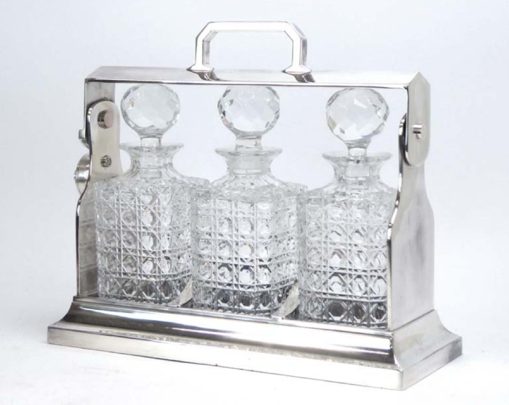 Silver Plate Tantalus c.1910 