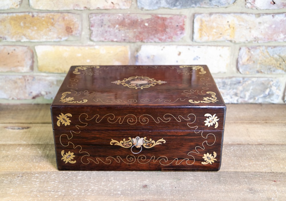 Rosewood Table Box c.1840