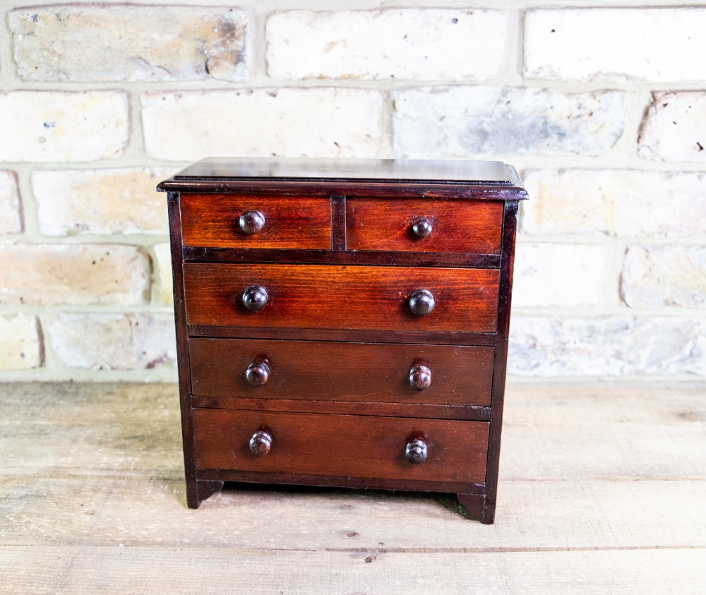 Miniature Chest of Drawers c.1890