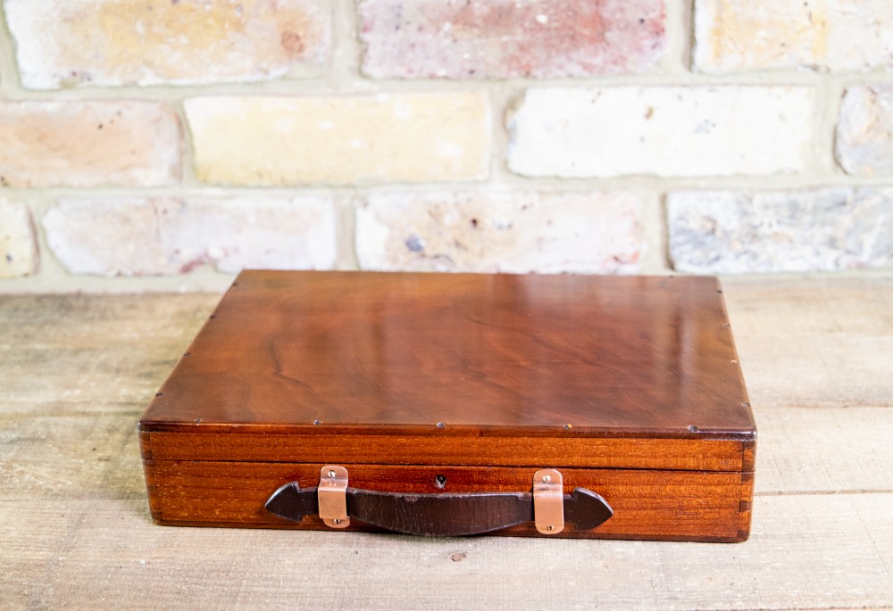 Mahogany Suitcase c.1900