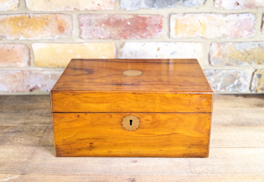 Olivewood Writing Slope c.1880