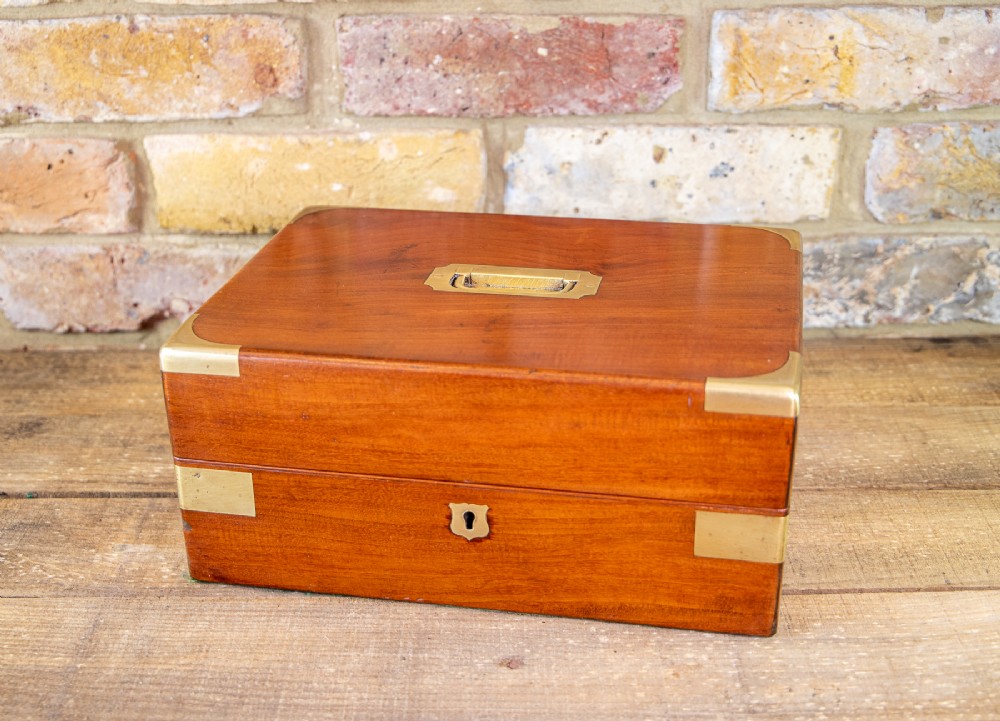 Solid Mahogany Gent's Box Georgian 1820