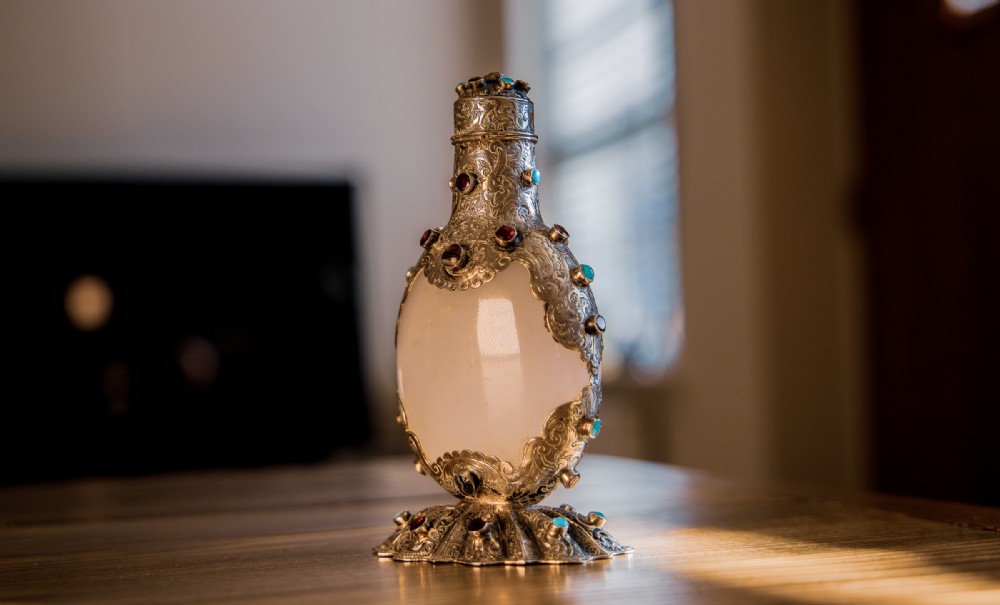 Perfume Bottle Austro Hungarian Silver 1875