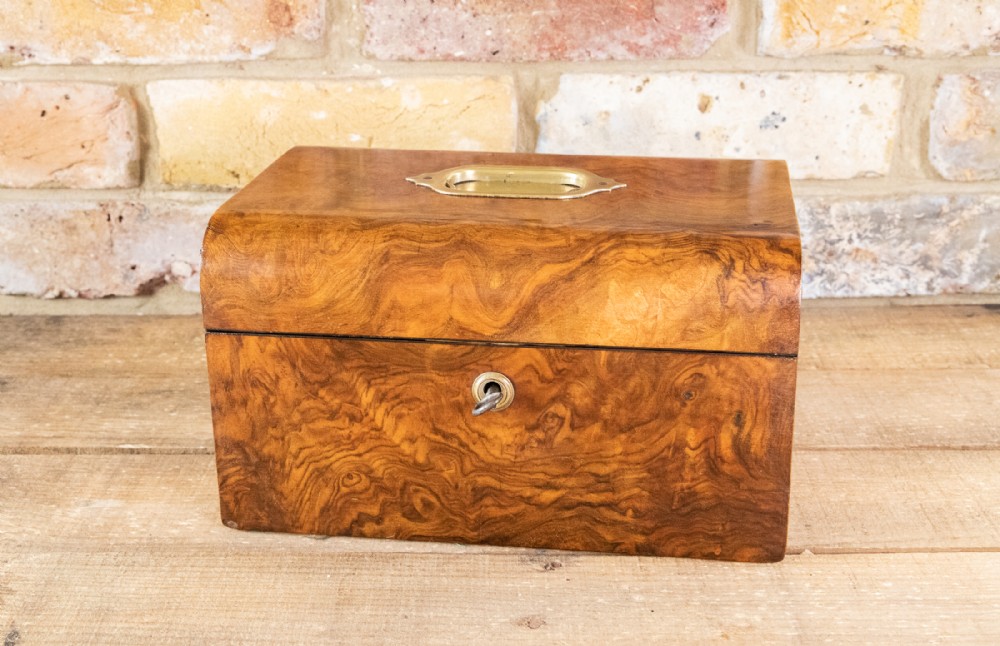 Burr Walnut Table Box 1880