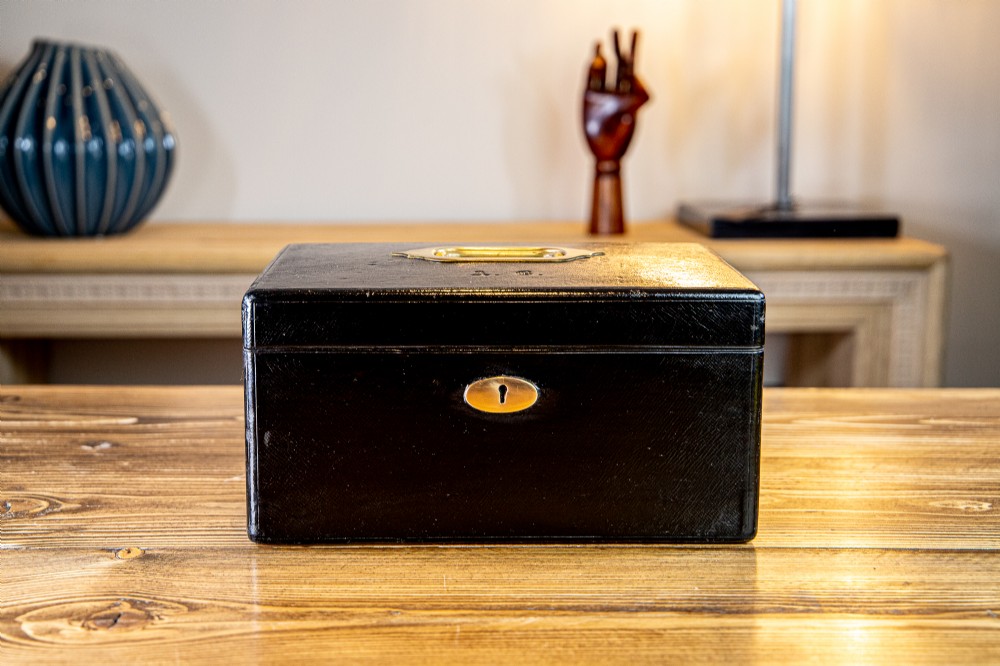 Asprey London Leather Jewellery Box 1900