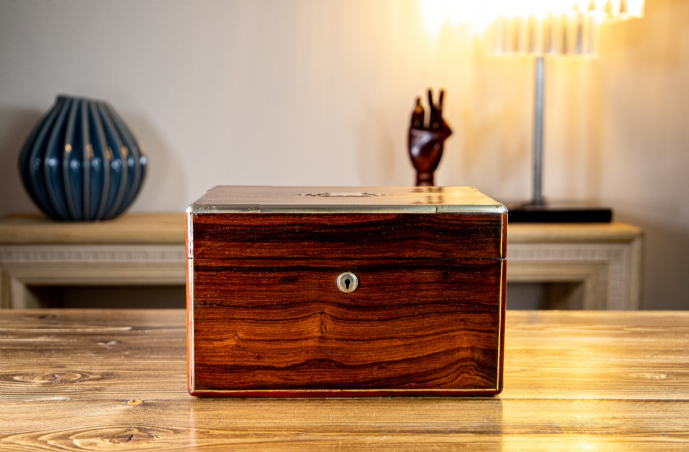William IV Rosewood Vanity Box