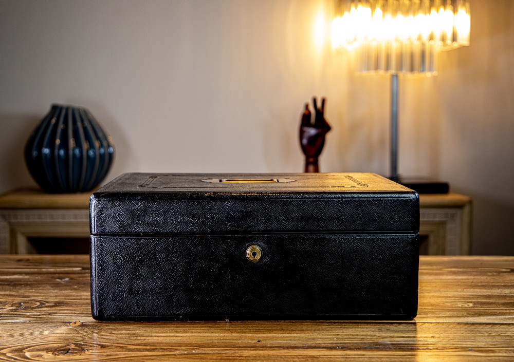 Leather Desk Box c.1890