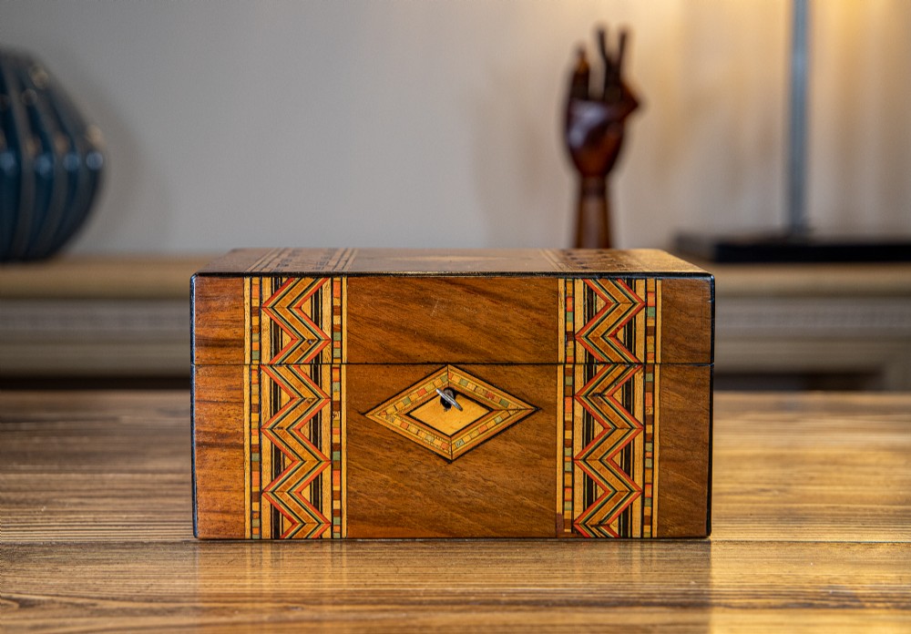 Tunbridge Ware Table Box 1880
