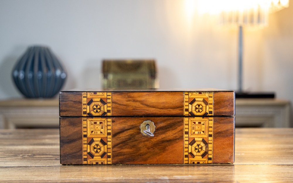 Tunbridge Ware Table Box 1880