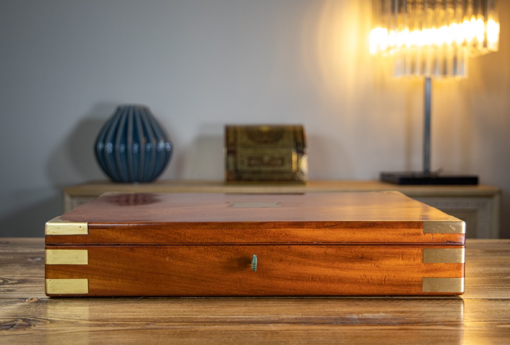 Large Mahogany Desk Box 1890