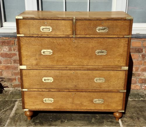 Military Campaign Chest of Drawers