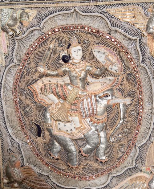 fig 1. Burmese textile