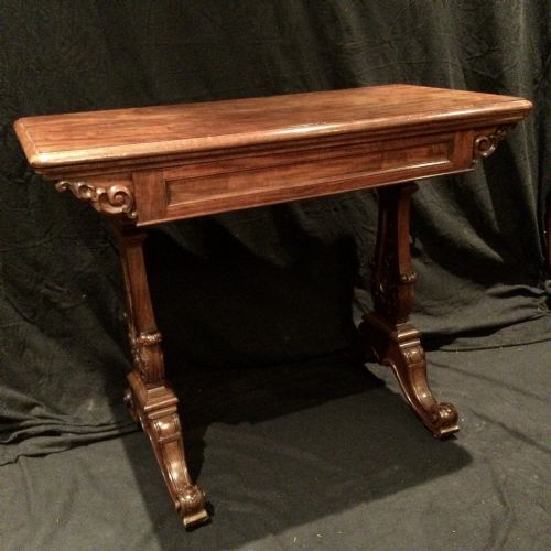 MAHOGANY CARD TABLE - ADDITIONAL PHOTO 2