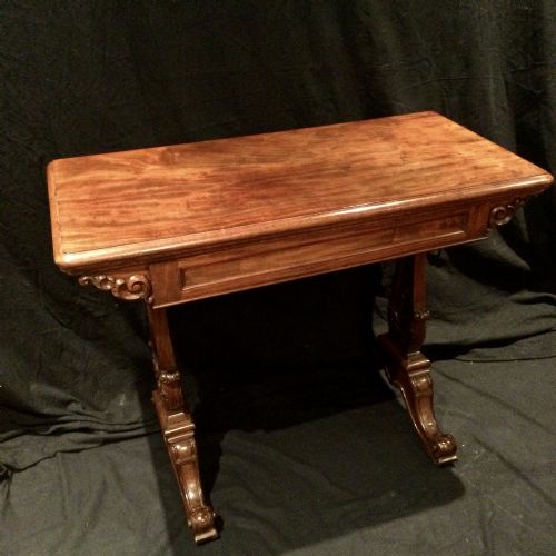 MAHOGANY CARD TABLE - ADDITIONAL PHOTO 3