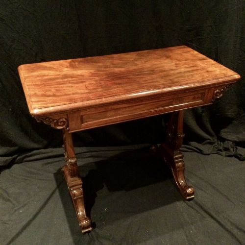 MAHOGANY CARD TABLE - ADDITIONAL PHOTO 4