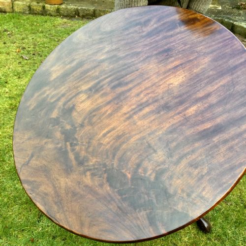 MAHOGANY TRIPOD TABLE - ADDITIONAL PHOTO 6