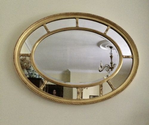 OVAL GILT MIRROR - ADDITIONAL PHOTO 6