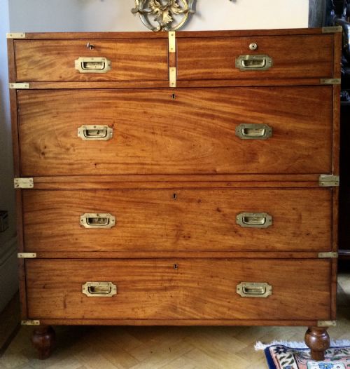 Campaign Military Chest of Drawers