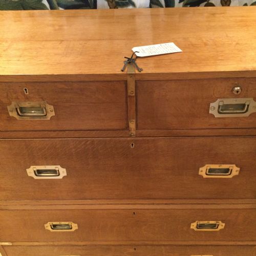 CAMPAIGN MILITARY CHEST OF DRAWERS - ADDITIONAL PHOTO 5