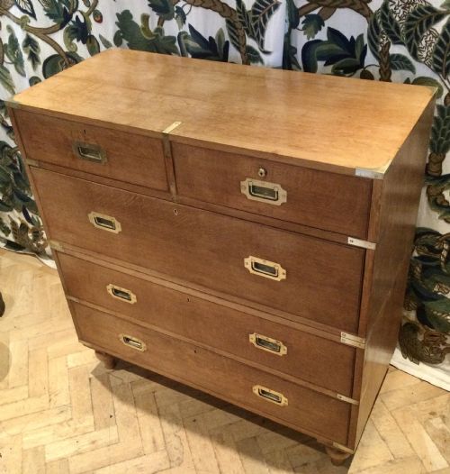 CAMPAIGN MILITARY CHEST OF DRAWERS - ADDITIONAL PHOTO 9