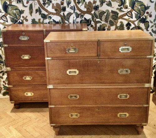 CAMPAIGN MILITARY CHEST OF DRAWERS - ADDITIONAL PHOTO 11