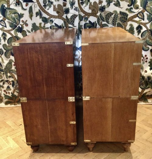 CAMPAIGN MILITARY CHEST OF DRAWERS - ADDITIONAL PHOTO 12