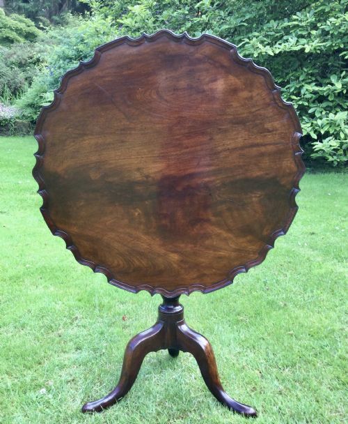 MAHOGANY TRIPOD TABLE - ADDITIONAL PHOTO 2