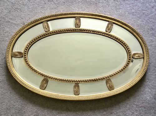 OVAL GILT MIRROR - ADDITIONAL PHOTO 4